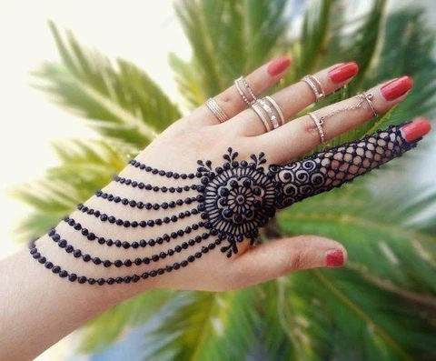 Bracelet Mendhi for Bride